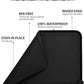 Waterproof Pet Feeding Mat with High Raised Edges, Heavier and Thicker Placemats for Cat Dog Water Bowl with BPA Free, Dogs Cats Food Mats for Messy Drinkers to Prevent Spill and Protect Floors