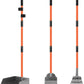 TNELTUEB Scooper Adjustable Long Handle Metal Tray Rake and Spade Poop Scooper for Dogs Pack Poop Scoop Pet Waste Removal Poop Scoop for Large Dogs and Pets Great for Lawns Grass Gravel
