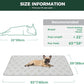 FXW Washable Pee Pads for Dogs, Puppy Pads with Super Absorbent, Specifically Designed for FXW Rollick/Homeplus 24inch 6 Panels Dog Playpen, 63" × 39" Rectangle, Khaki, 2 Packs