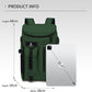 Kalesi Gym Duffle Tennis Bag Backpack 4-Way Waterproof with Shoes Compartment for travel Sport Hiking laptop (Forest green)