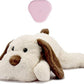 Puppy Heartbeat Toy for Anxiety Relief Dog Behavioral aid Toy for Puppies Sleep Aid Separation Anxiety Soother Cuddle, White