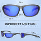 KastKing Hiwassee Polarized Sport Sunglasses for Men and Women, Wrap Sunglasses for Fishing Cycling and Running,UV Protection