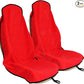 Car Seat Cover Protector Front Seats,for Gym Workout,Running,Swimming,Beach and Hiking,Waterproof Sweat Towel Bucket Seat Covers for Cars SUV Trucks (Red, 2Pcs)