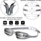 Swim Goggles Swimming Goggles No Leaking with Nose Clip, Earplugs, Swim Cap and Case for Men Women