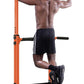 SogesHome Power Tower Pull Up Bar and Dip Station Adjustable Height Dip Stand Multi-Functional Strength Training Fitness Workout Station