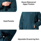 CAMELSPORTS Men Waterproof Softshell Jacket Windbreaker Hooded lightweight Rain Coat for Outdoor Hiking