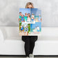 MUNDAZE Custom Collage Metal Poster, Personalized Photo Prints with Text, Glossy Aluminum, Customize with Your Own Pictures, Great Gift for Family, Friends, Ships From USA 18.75" X 15"
