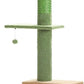 PEQULTI Floor to Ceiling Cat Tree, Tall Cat Tower, Adjustable Height (83''-108'') 5 Levels Climbing Tree for Indoor Cats with Cat Condo, Cozy Hammock and Scratching Post, Green
