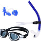 Swim Snorkel for Lap Swimming,No loud gurgling noise No hurt forehead No slip front swimming Snorkeling Training for adult/kid/youth,swimmer snorkle center Mount snorkel tube One-Way Purge Valve