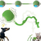 Interactive Cat Toys Ball for Indoor Cats, Self Moving Cat Toys Electric Rolling Balls, Realistic Mouse & Chase for Hunting and Exercise (Green)