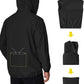 COOFANDY Men's Packable Rain Jacket Lightweight Waterproof Raincoat with Hood Travel Hiking Golf Windbreaker
