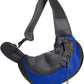 Pet Dog Sling Carrier, Breathable Mesh Portable Travel Safe Pet Sling Shoulder Bag Carrier with Adjustable Non-Slip Shoulder Strap for Small Dogs Cats Puppy (Small, Blue)