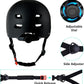 Bike Helmet 3 Sizes for Teenager Kids Youth Adults,Bavilk Skateboard Helmet Adjustable Multi-Sport Bicycle Cycling Scooter Roller Skate Inline Skating Rollerblading for Girls Boys Women Men Teen