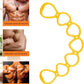 7 Ring Stretch Resistance Exercise Band, BetterJonny Workout Bands Yoga Stretching，Foot, Leg and Arm Exerciser for Home or Fitness Center Workout Walking Exercise