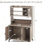 PETSITE Cat Litter Box Enclosure with Storage Shelf, 52 Inches Tall Modern Wooden Hidden Litter Box Furniture with Storage Shelving, Ideal for Indoor Cats (Oak)