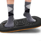 Yes4All Wobble Balance Board for Standing Desk/Anti-Fatigue Office Foam Pad - Standing Desk Mats, Rocker Board, Office Accessories, Wobble Board With Massage Ball