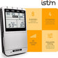 iSTIM EV-805 TENS EMS 4 Channel Rechargeable Combo Machine Unit - Muscle Stimulator + Back Pain Relief and Management- 24 Programs/Backlit (Including Electrodes Pads)