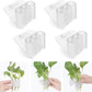 3 Holes Upgraded Aquatic Plant Cup Aquarium Plant Holder for Tank,Hanging Aquarium Plant Holder,Aquarium Aquatic Plant Cultivation,Aquarium Plant Decoration. (White 4PCS)