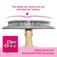 Pet Slicker Brush for Large Dogs, Wooden Handle, Gently Remove Tangled and Mats Hair, Pet Grooming Brush Tool, Sheepskin Wool Carders (3.85")