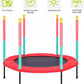 Kids Trampoline with Safety Enclosure Net - 5FT Trampoline for Toddlers Indoor and Outdoor - Parent-Child Interactive Game Fitness Trampoline Toy Gift for Boys and Girls Age 1-8