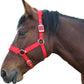 Horse Halter with Wool Lining, Adjustable Halter for Horses Satin Hardware to Prevent Friction, Breakaway Halters for Horses,Perfect for Traction and Performance