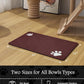 Pet Feeding Mat-Absorbent Dog Mat for Food and Water Bowl-No Stains Quick Dry Water Dispenser Mat-Dog Accessories Pet Supplies-Bowl for Messy Drinkers（RED,16"x24"