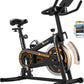 OWLSKY Exercise Bike with APP, Magnetic Resistance Indoor Cycling Bike, 300 lbs Capacity Quiet Stationary Bike for Home Gym Cardio Workout, Adjustable Seat & Tablet Holder