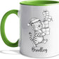 Tiger White Coffee Mug 11 15 Oz, Customized Name Tiger Accent Mug Gift for Brother Sister Besties Friends, Personalized Tigers Teacup, Unique Tigers Animal Coffee Cup Gift for Birthday Thanksgiving