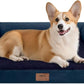 Dog Bed Medium Size Dog-Orthopedic Waterproof Bed for Dogs,Foam Couch Sofa with Washable Removable Cover & Non-Slip Bottom-Navy Blue