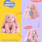 5 Pieces Rabbit Stuffed Animals for Girls,1 Mommy Rabbit with 4 Babies,Plush Bunny Stuffed Toy Gifts for Kids Children 3 4 5 6 7 8 9 Years,Soft Stuffed Bunny for Christmas,Birthday,Party Decorations