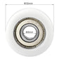 uxcell 608ZZ Ball Bearing Guide Pulley Roller Round Wheel 8x30x10mm Double Metal Shielded (GCr15) Chrome Steel Bearings 4pcs