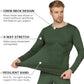 HEROBIKER Long Johns Thermal Underwear for Men Skiing Winter Warm Hunting Gear Fleece Lined Base Layer Set Top Bottom