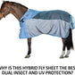 Schneiders Adjusta-Fit Mosquito Mesh Hybrid II Horse Fly Sheets | Ultimate Insect & UV Protection for Equine Comfort