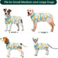 Kuoser Recovery Suit for Dogs Cats After Surgery, Professional Pet Recovery Shirt Dog Abdominal Wounds Bandages, Substitute E-Collar & Cone,Prevent Licking Dog Onesies Pet Surgery Recovery Suit