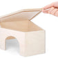 Niteangel Birch Chamber-Maze Hamster Hideout - Small Pets Woodland House Habitats Decor for Hamster Mice Gerbils Mouse