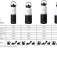 Oceania Flask 32oz Stainless Steel Water Bottles | Modern, Leakproof, Hydro BPA-Free, Insulated Water Bottle with 3 Lids, 3 Straws & 2 Straw Cleaning Brushes | Simple Camping & Hiking Water Bottles