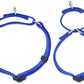 Hyhug Martingale Dog Collar Without Buckle: Escape Proof, No Slip Heavy Duty Nylon, Colorfast and Adjustable Pet Supplies for Medium Breeds (Medium,Bright Blue)