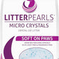 Litter Pearls Micro Crystals Unscented Non-Clumping Crystal Cat Litter with Odorbond, 10.5 Pounds