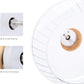 Niteangel Super-Silent Hamster Exercise Wheels: - Quiet Spinner Hamster Running Wheels with Adjustable Stand for Hamsters Gerbils Mice Or Other Small Animals (L, Transparent)