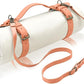 4’9” x 6’3” White Lightweight Water-Resistant Canvas Mat – Picnic, Outdoor, Beach, Park, Camping, Toy Mat