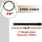 Yes4All Tricep Press Down Cable Machine Attachment Set, LAT Pulldown Attachment, Cable Machine Accessories for Home Gym