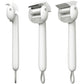 Self Cleaning Grooming Brush for Shedding Pets Rake Gently Removes Loose Undercoat Mats Tangled (White)
