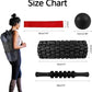 5 in 1 Foam Roller Set High Density Foam Roller Patented, Massage Stick, Massage Ball, Resistance Band for Deep Muscle Massage Pilates Yoga, Fitness for Trigger Point Release