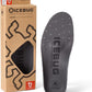 Icebug Comfort Insoles with Dynamic Arch Support, Charcoal High Arch, M 9/W 10.5-11