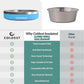 Coldest Dog Bowl - Anti Rust Metal, Non Slip, 3 Layers Insulated Stainless Steel Dog Bowls - Spill Proof & Heavy Duty - Water Bowl for Dogs, Cats & Pets, Dish Washer Safe (21 oz, Celestial Blue)