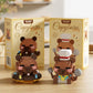 Sandwich Hot Dog Cute Capybara Baking Bread Series Mini Building Toy Kawaii Animals Set Micro Adorable Pet Buildings Small Bricks Gifts Toys