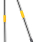 Niubya Pooper Scooper for Dogs, Metal Poop Scooper Tray and Rake Set with Adjustable Long Handle, Dog Pooper Scooper for Pet Waste Removal
