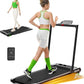 Walking Pad Treadmill, 330lbs Capacity, Compact Walking Pad, 2.5HP Desk Treadmills, 45dB Silent Operation, Foldable Treadmill with Remote Control, for Home Office