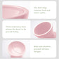 Extra Wide Elevated Ceramic Cat Bowl, 6.2" Shallow Dish for Whisker Fatigue Relief, 5" Height for Easy Feeding, Durable Raised Cat Food Bowls, Pack of 2, Pink