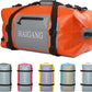 150L Waterproof Duffel Bag Travel Dry Bag, Large Capacity, Adjustable Thickened Straps and Handles, Zip Closure, Air Valve, Keep Equipment Safe, Suitable for Boating Rafting Orange